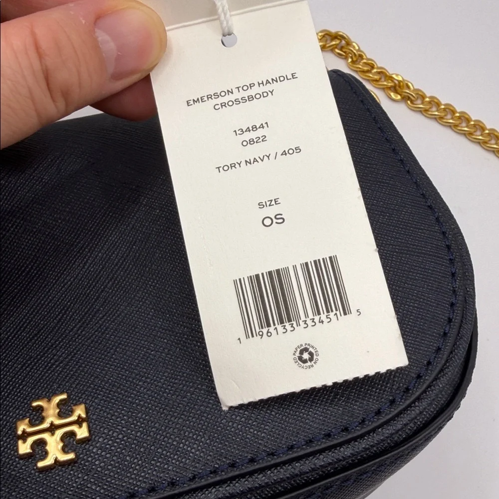 Tory Burch, Emerson Top Handle Women's Saffiano Leather Crossbody Bag, NEW!!